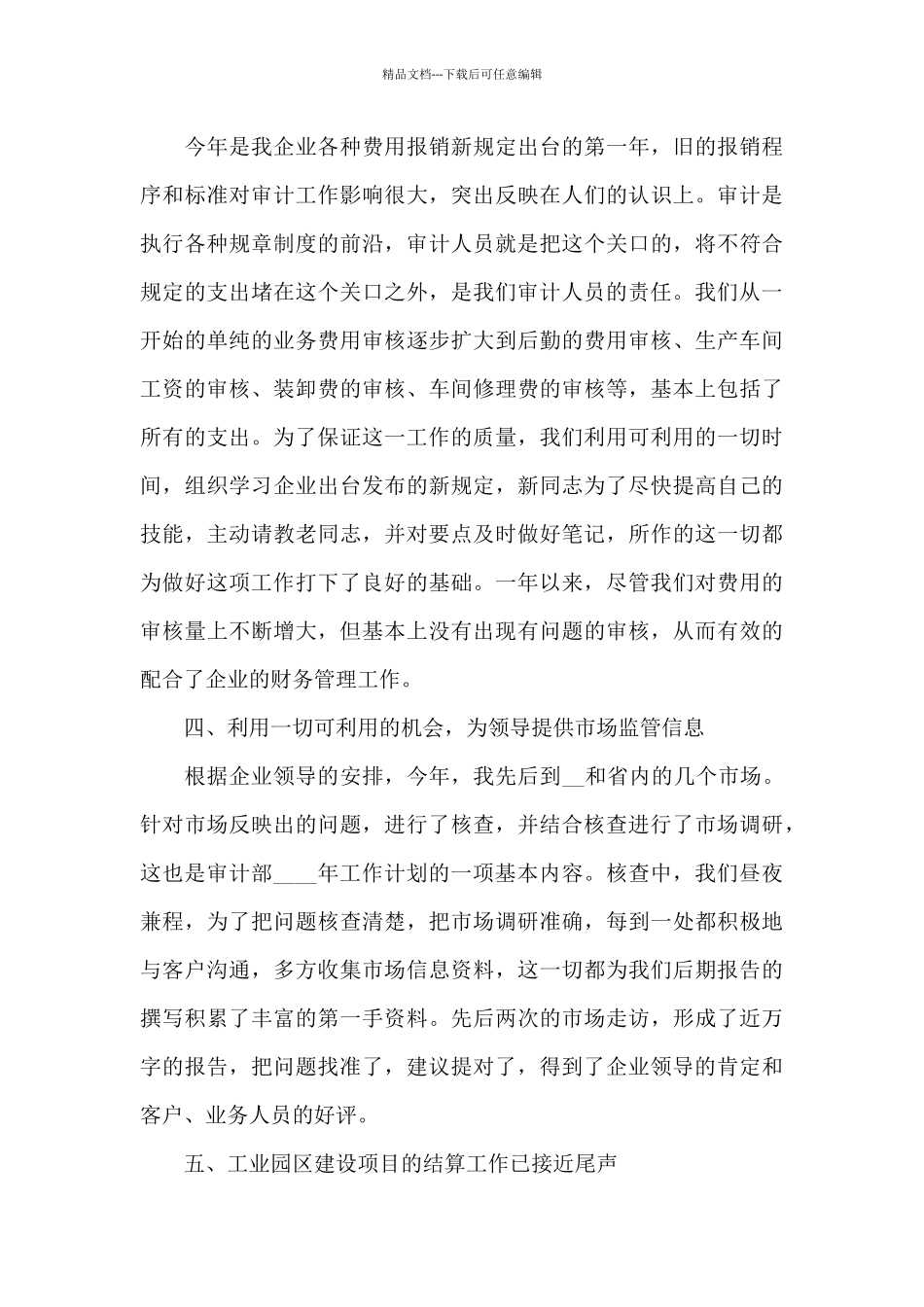 公司审计年终工作总结开头_第3页