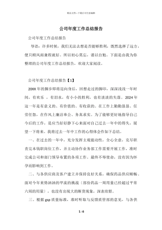 公司年度工作总结报告-5