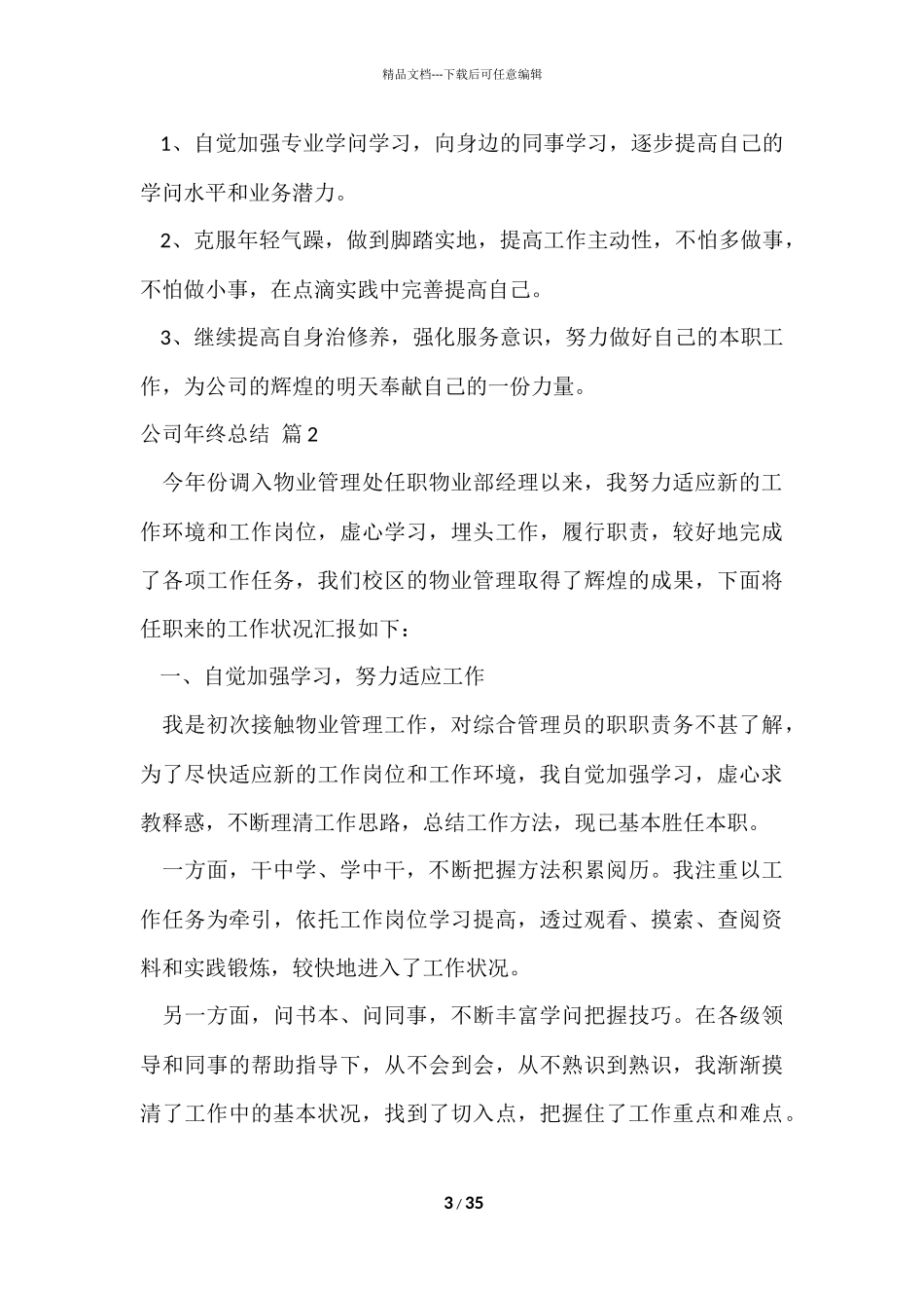 公司年终总结合集八篇_第3页