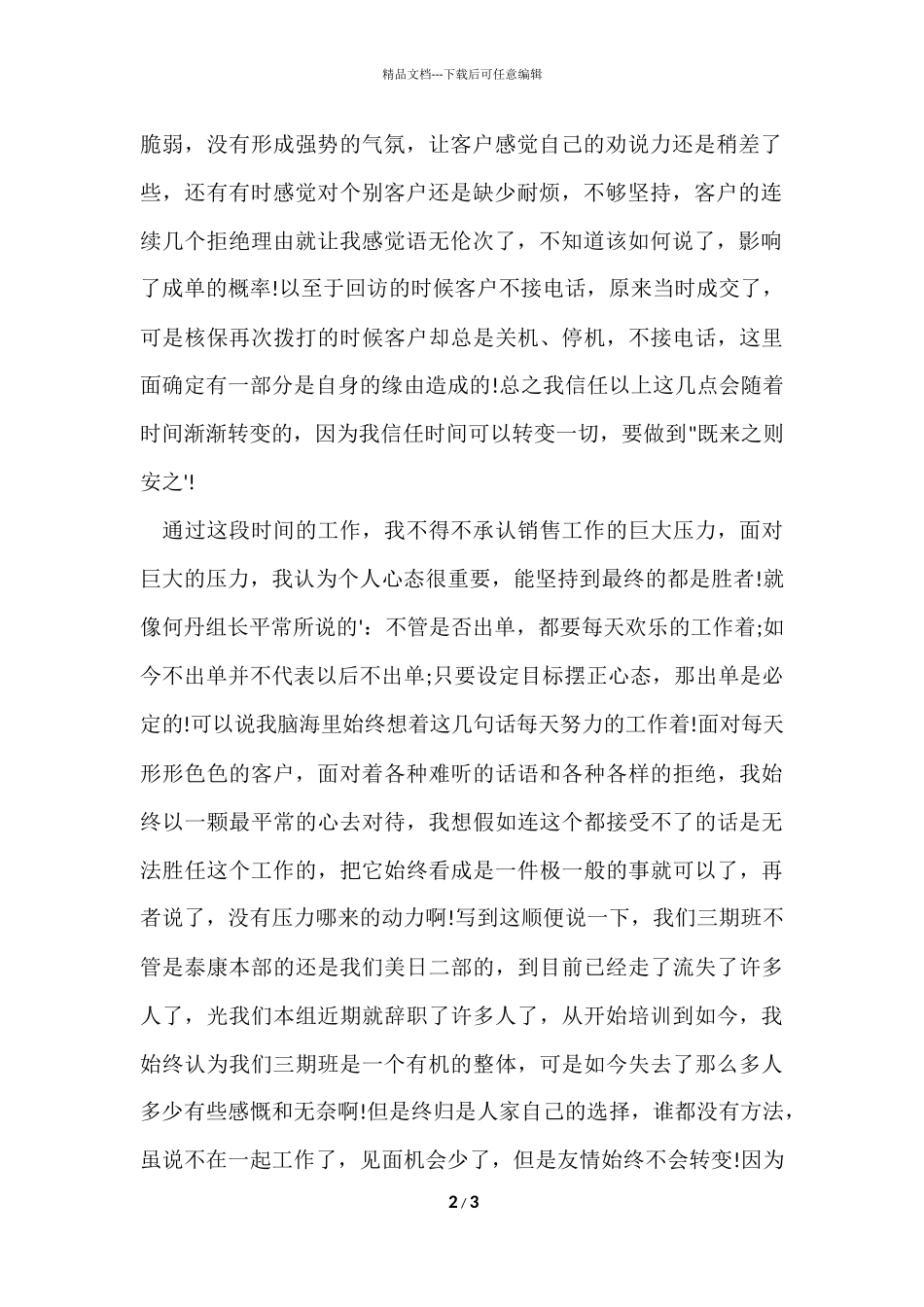 公司新人个人销售工作总结_第2页