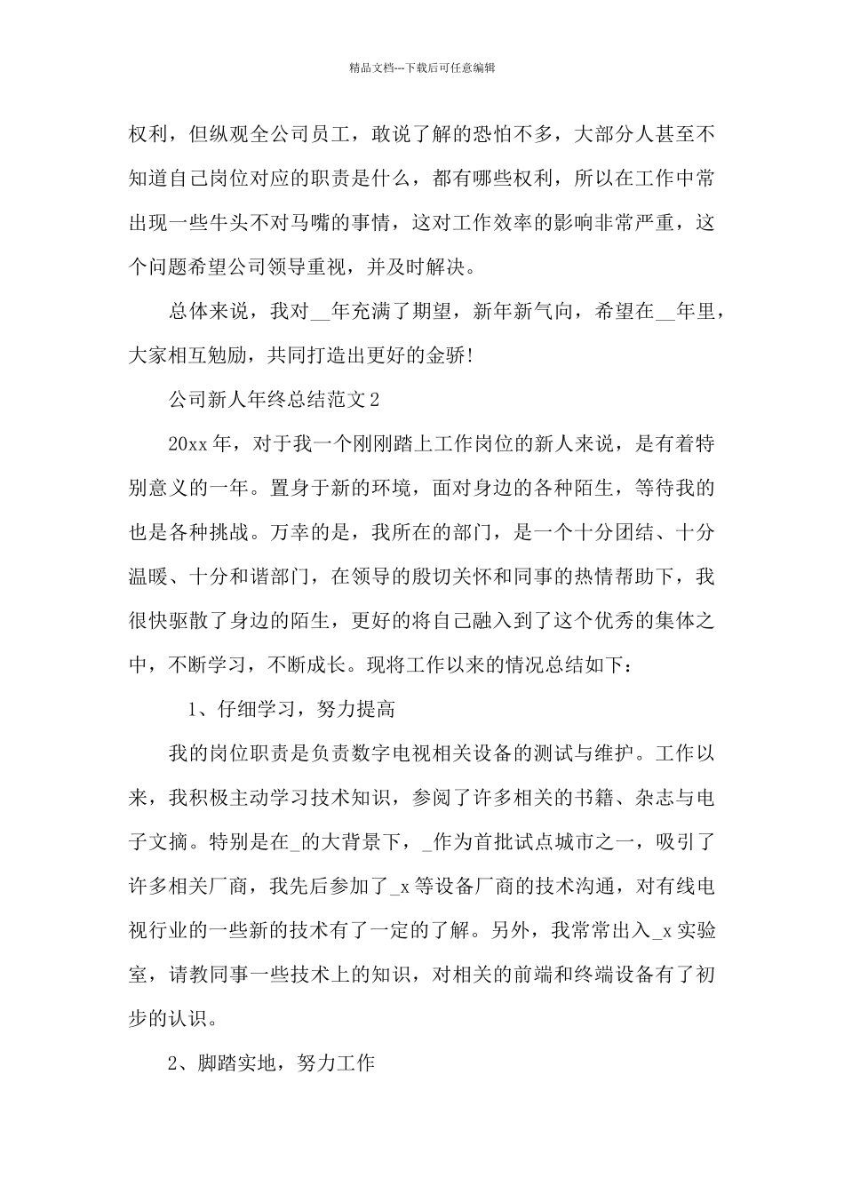 公司新人年终总结_第3页