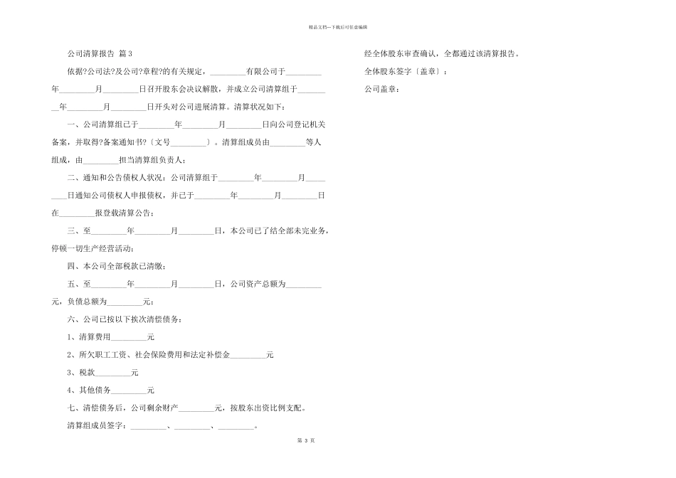 公司清算报告_第3页