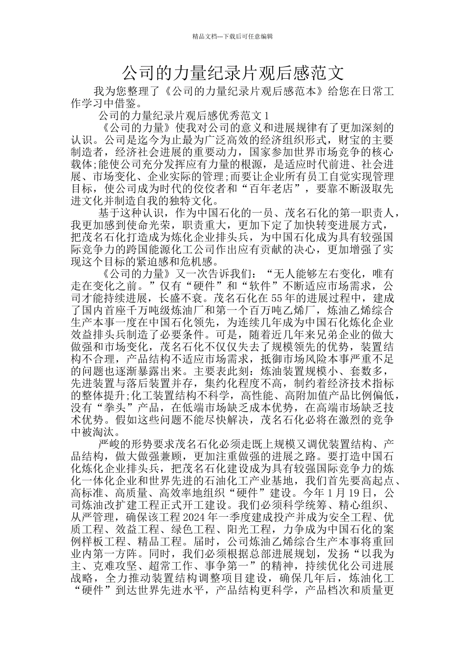 公司的力量纪录片观后感范文_第1页