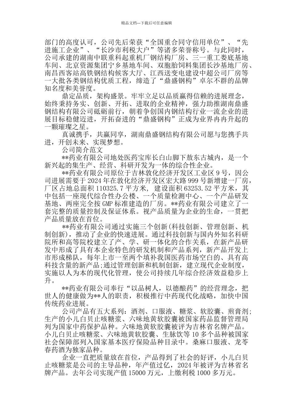 公司简介范文最新_第2页