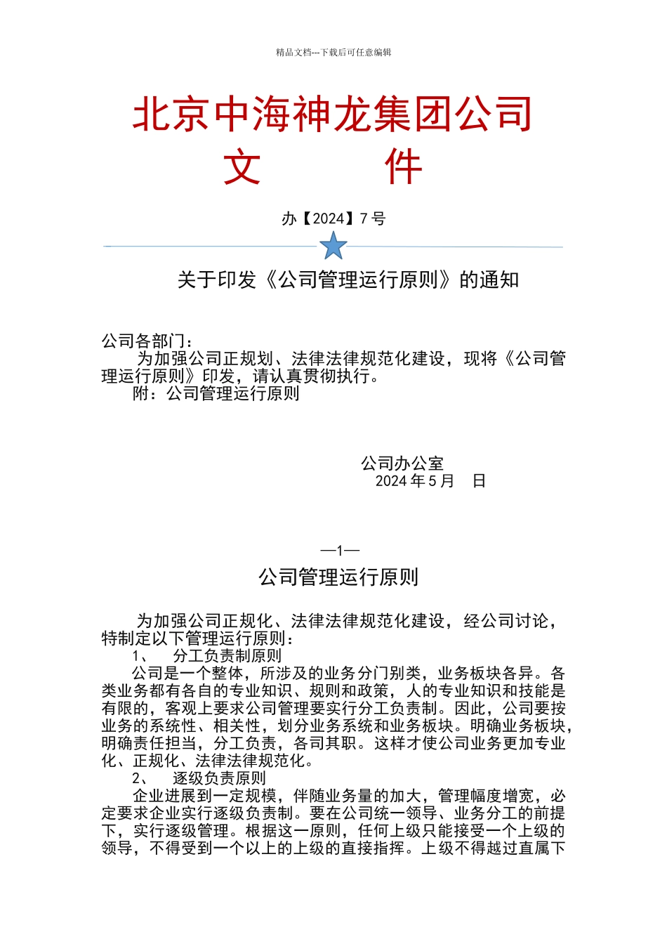 公司管理原则_第1页