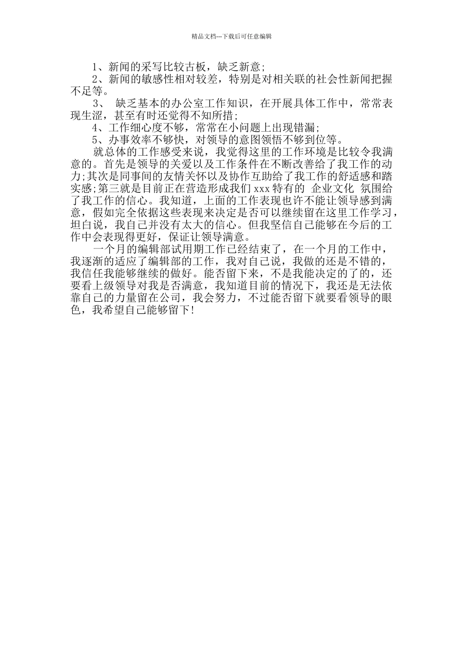 公司编辑部试用期转正个人工作总结_第2页