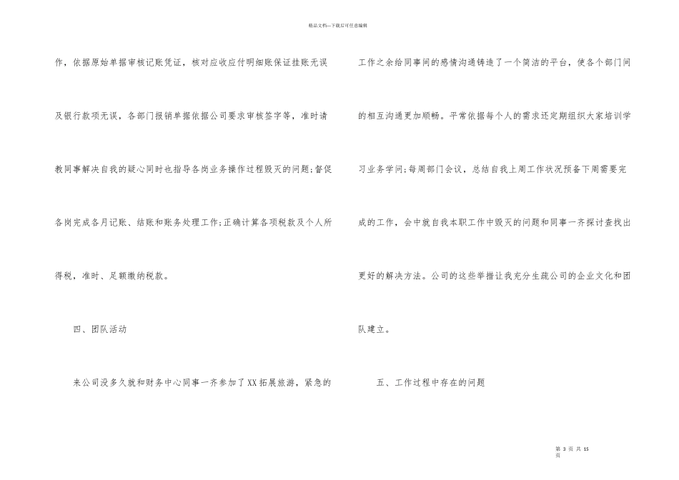 公司财务试用期工作总结(集合15篇)_第3页