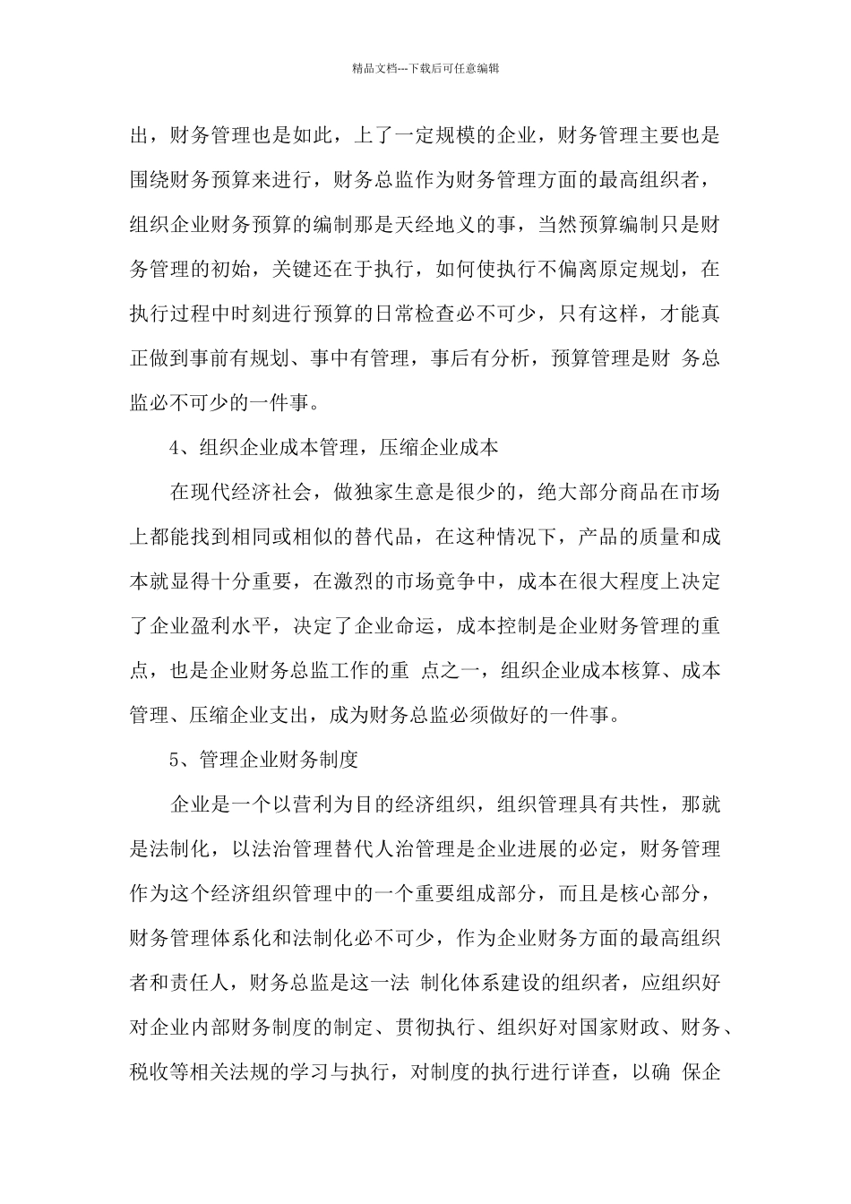 公司财务总监岗位职责_第2页