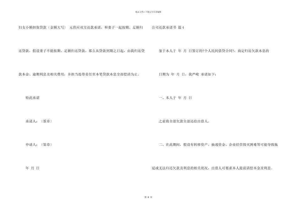 公司还款承诺书十篇_第3页