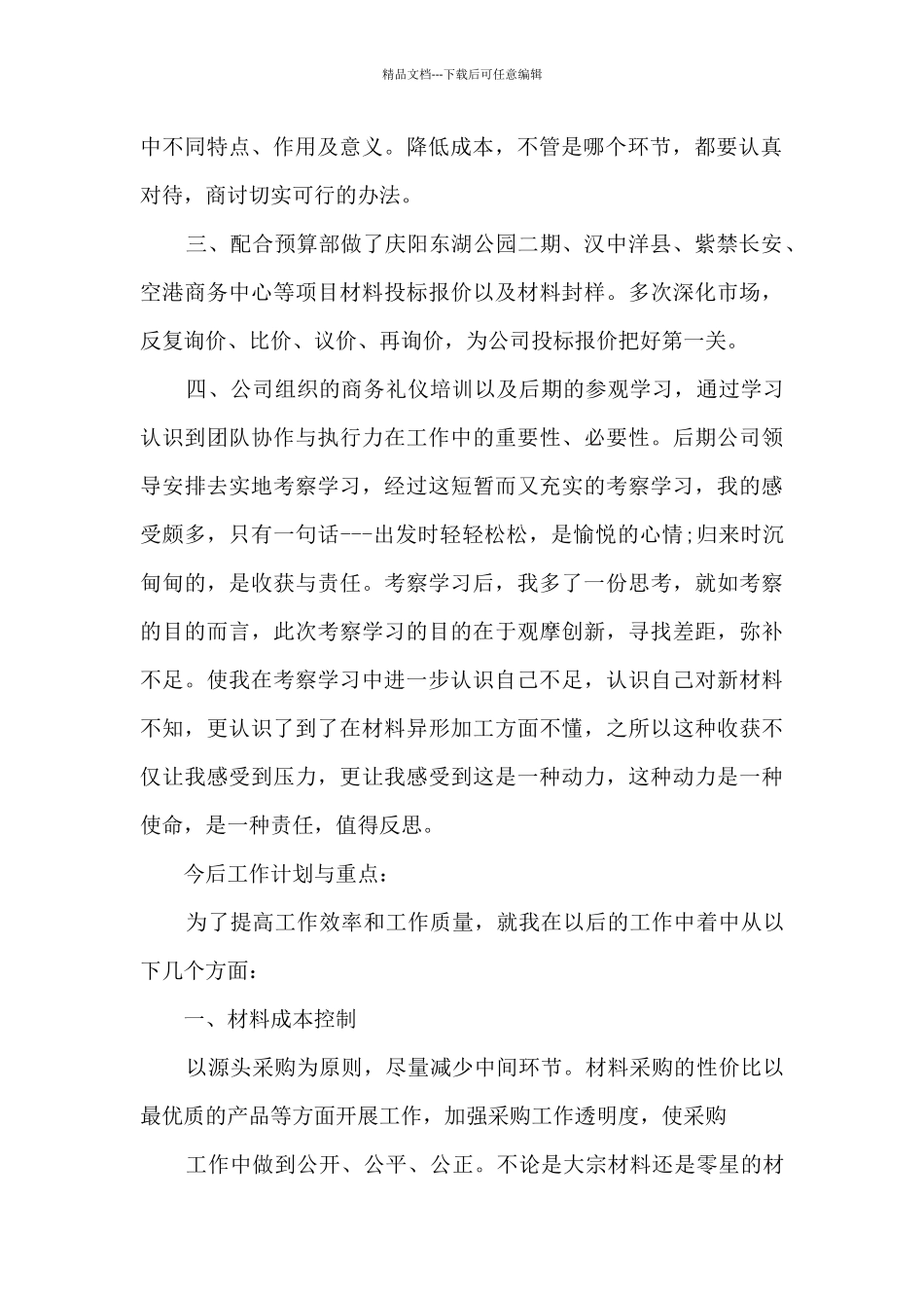 公司采购实用工作总结大全5篇_第2页