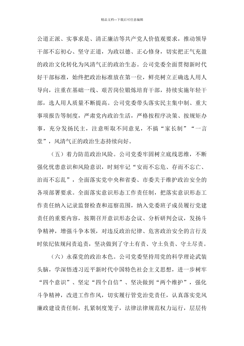 公司领导班子政治考察报告_第3页