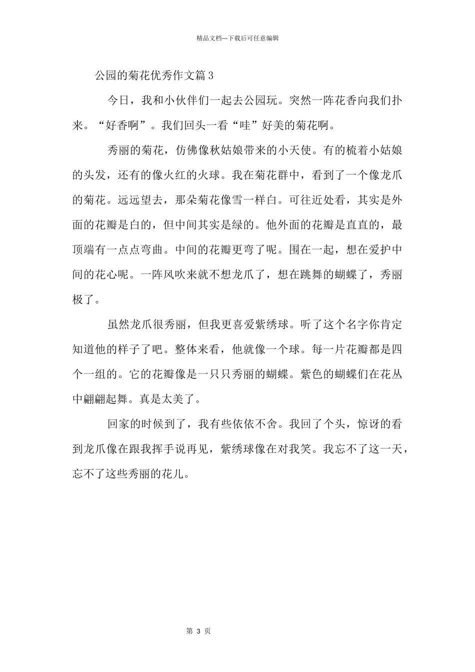 公园的菊花优秀_第3页
