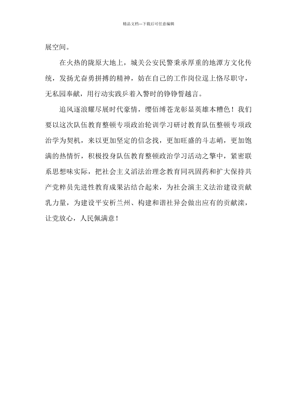 公安队伍教育整顿工作总结_第3页