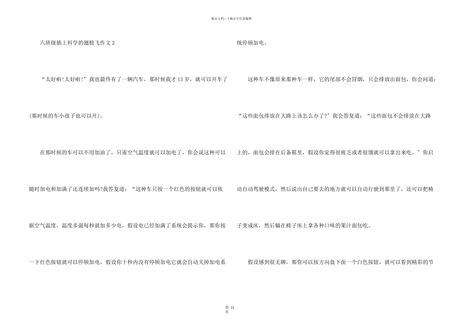 六年级插上科学的翅膀飞_第3页
