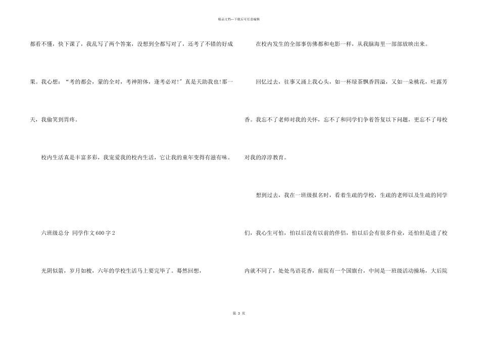六年级满分学生600字_第3页