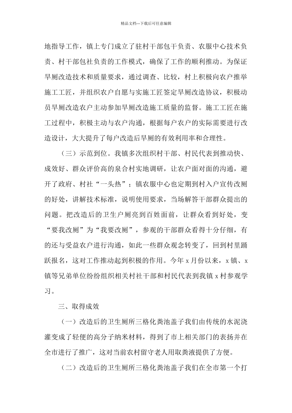 关于乡镇农村户厕改造工作总结_第2页