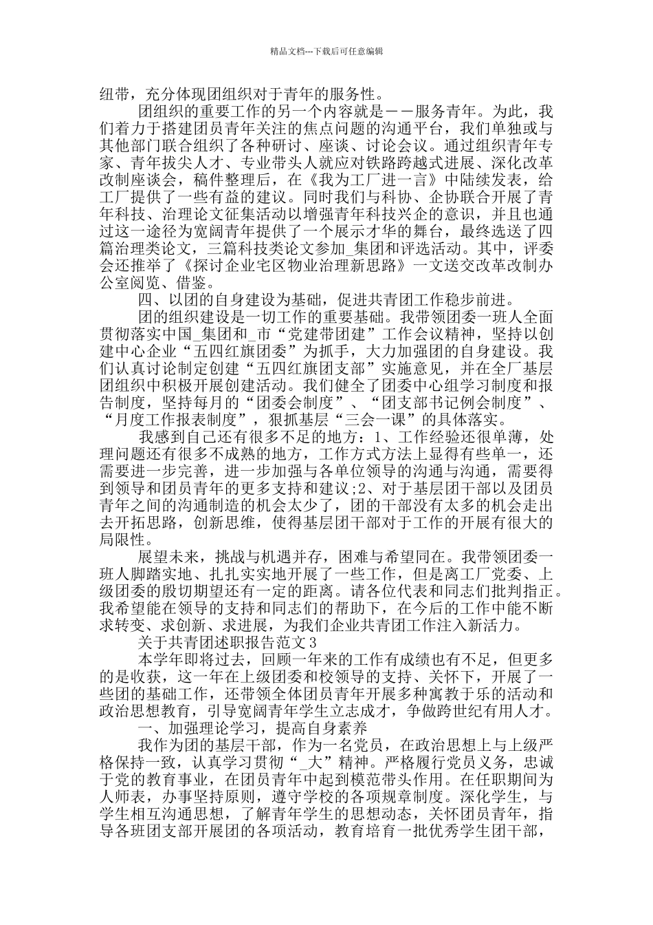 关于共青团述职报告范文_第3页