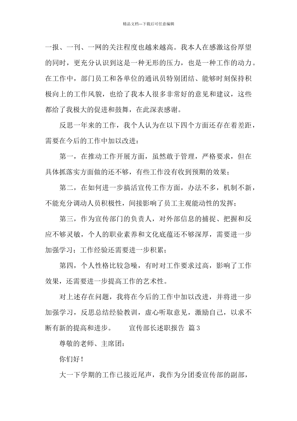关于宣传部长个人述职报告3篇_第3页