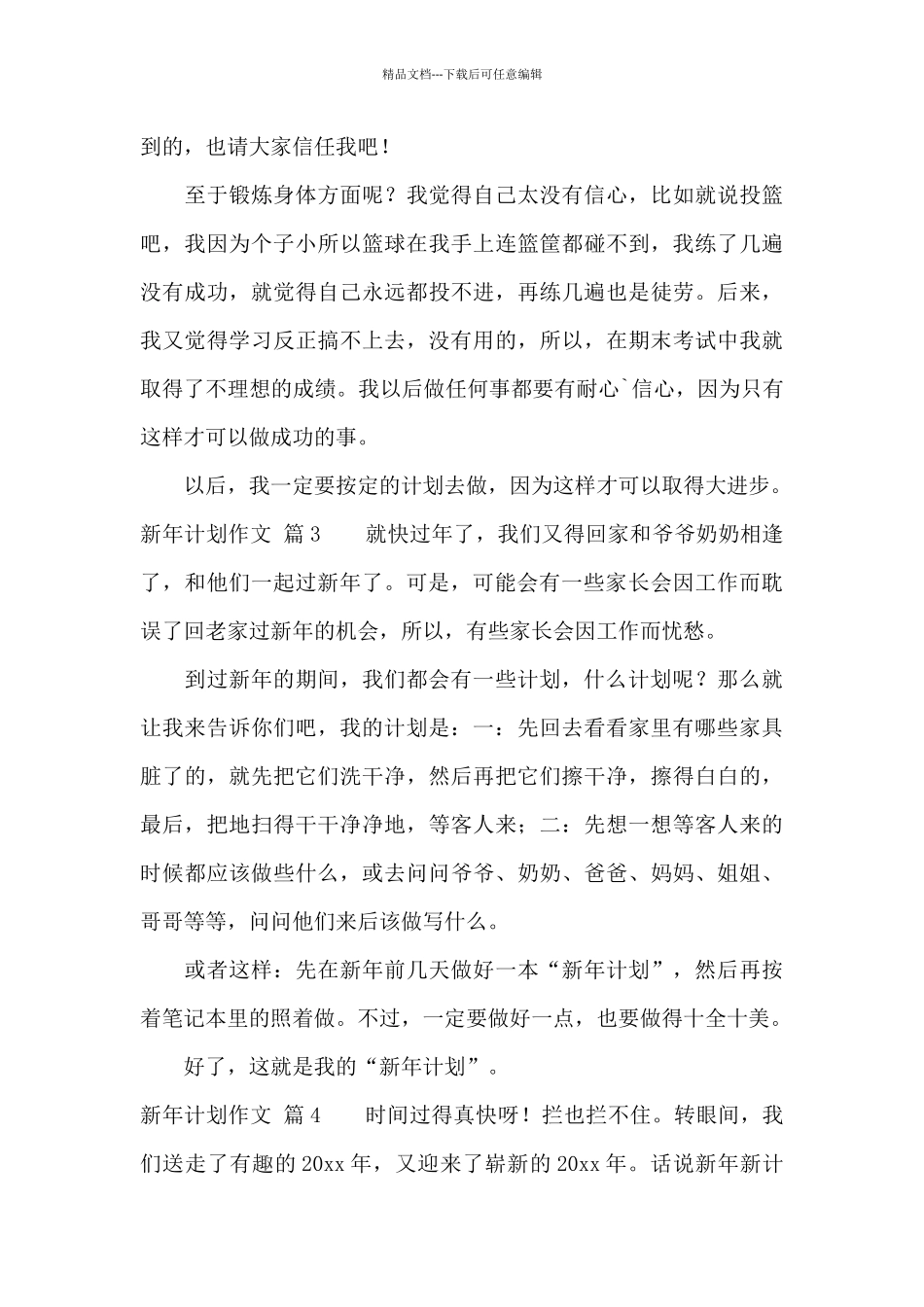 关于新年计划作文汇总五篇_第3页