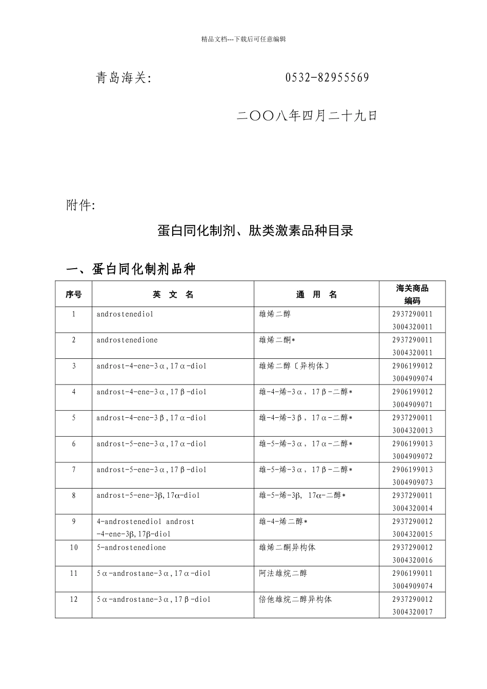 关于蛋白同化制剂与肽类激素生产经营公告_第3页