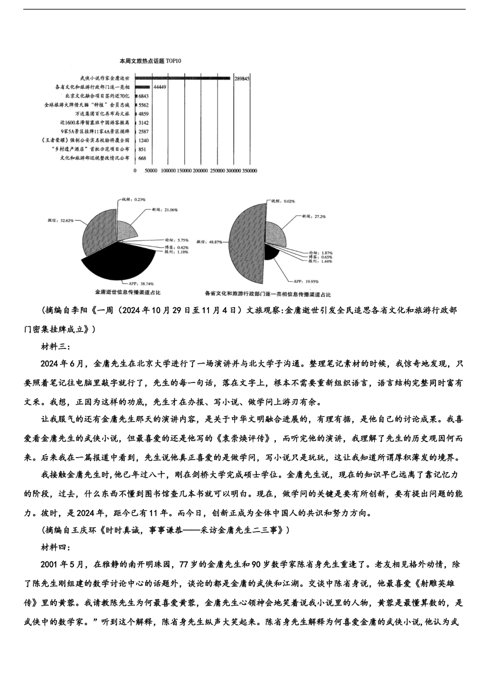 内蒙古正镶白旗察汗淖中学高三最后一卷语文试卷含解析_第2页