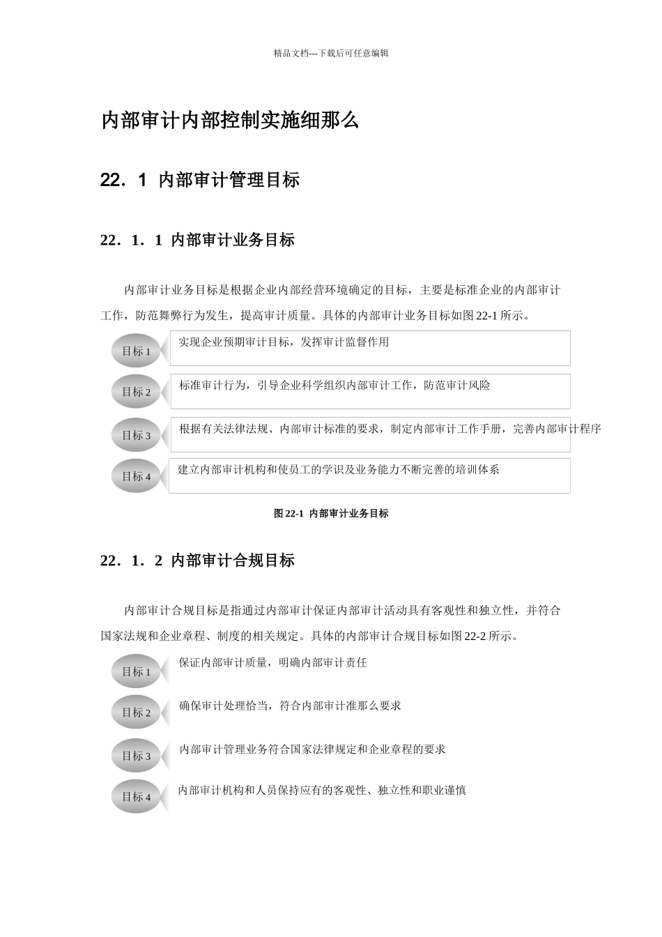 内部审计内部控制实施细则_第1页