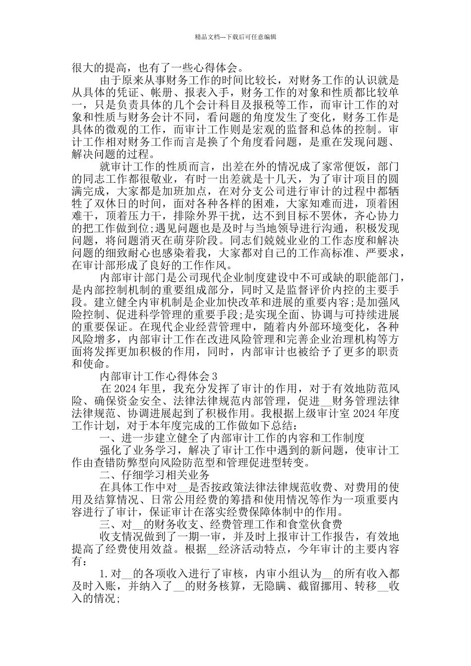 内部审计工作心得体会_第2页