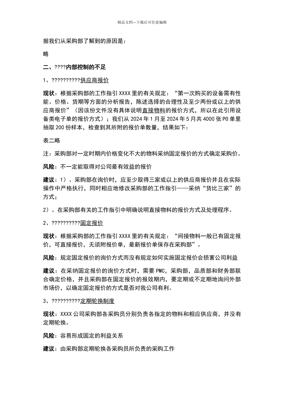 内部审计报告的范文_第3页