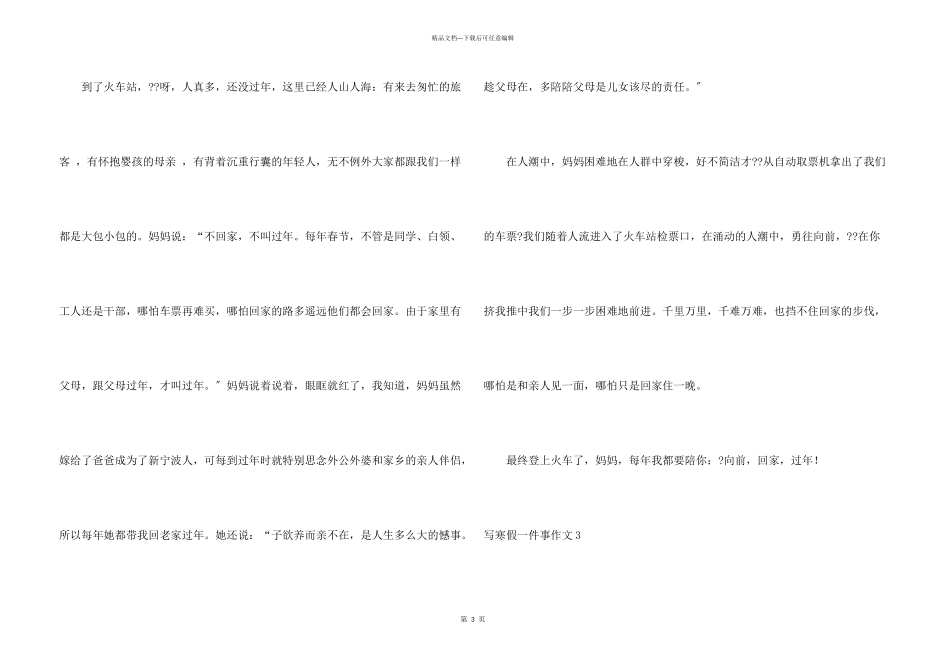 写寒假一件事_第3页