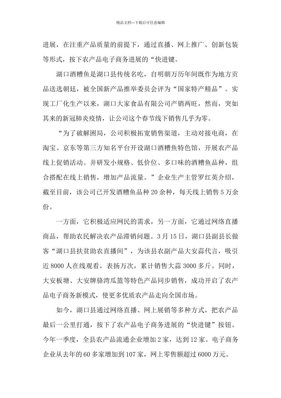 农产品电商市场分析报告_第2页