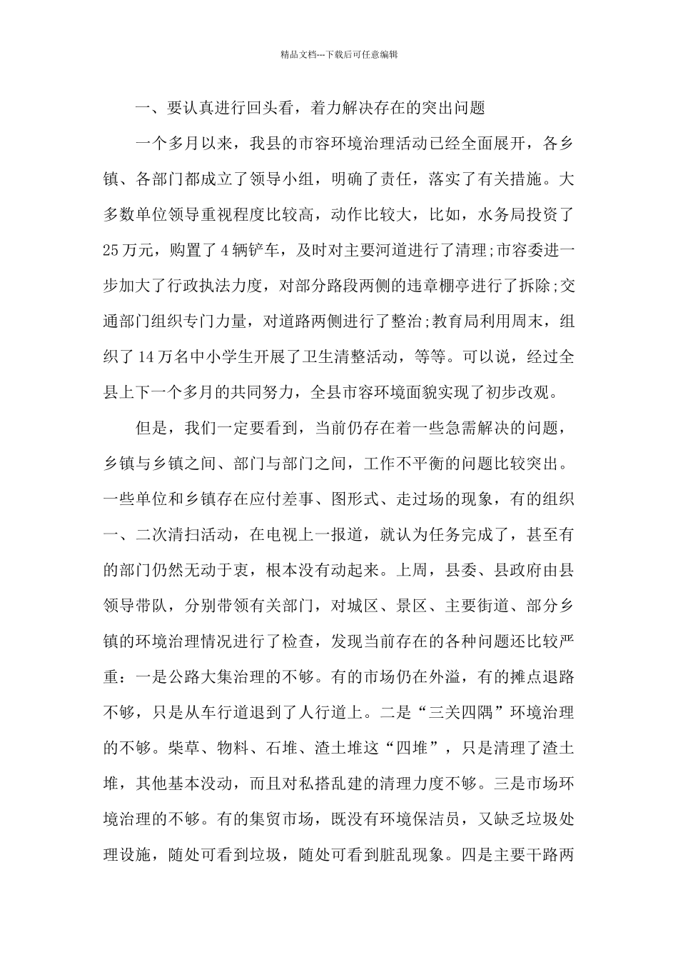 农村人居环境集中整治工作动员大会上的讲话5篇_第3页