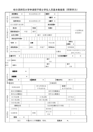 2025年授予学位人员基本数据表同等学力