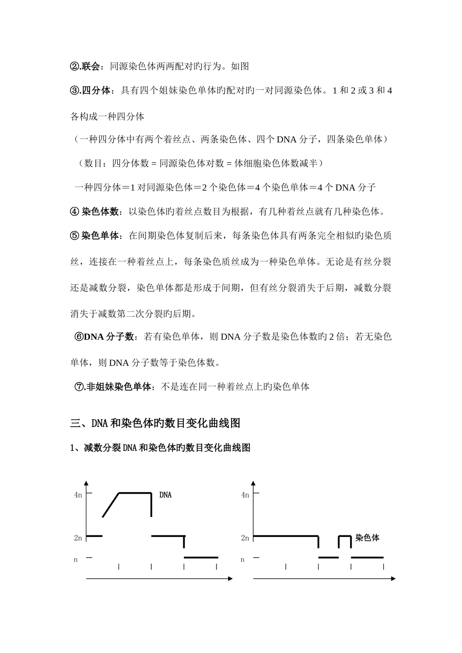 2025年有丝分裂减数分裂全部知识点题型总结_第2页