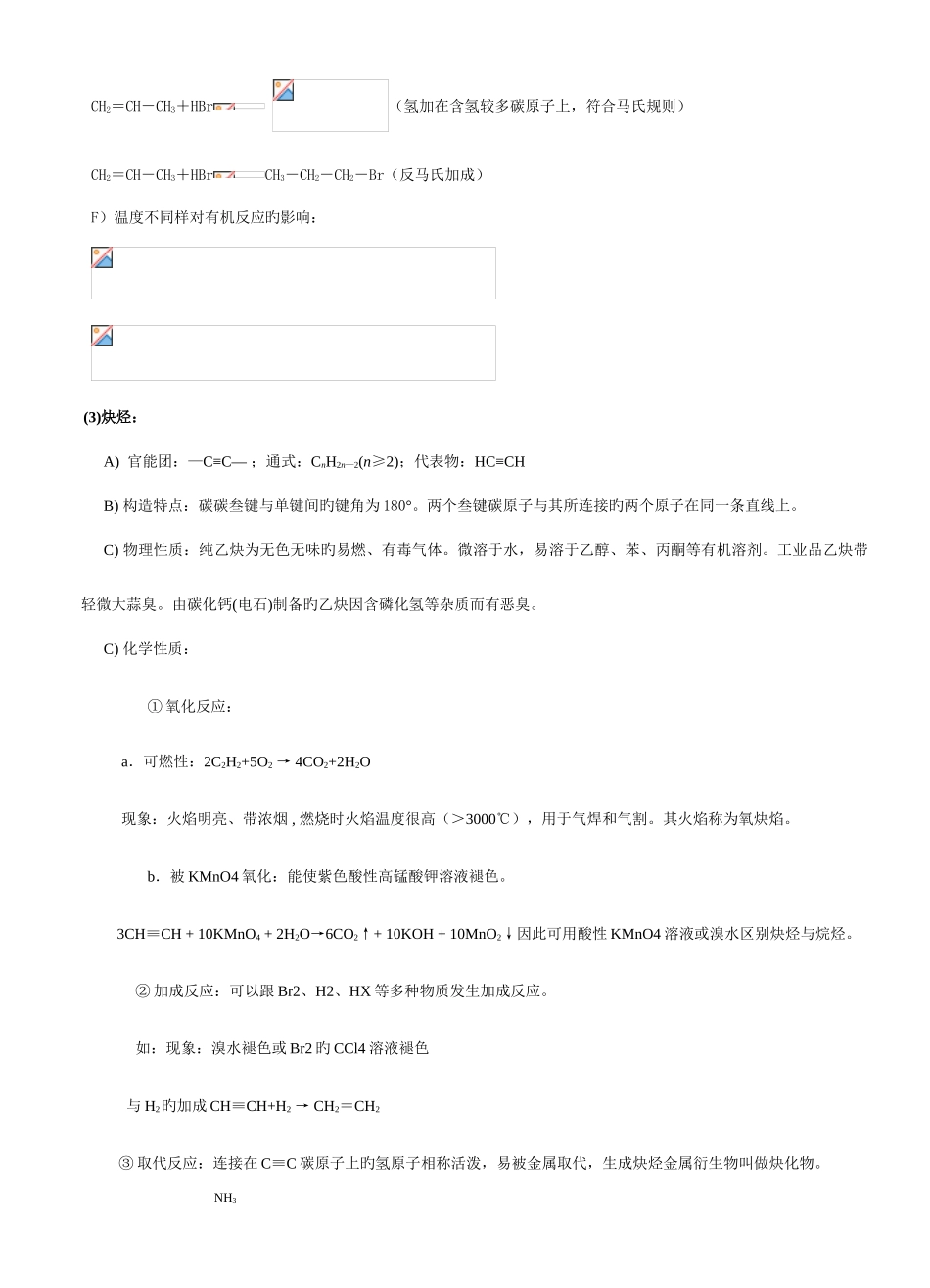 2025年有机化学知识点归纳_第3页