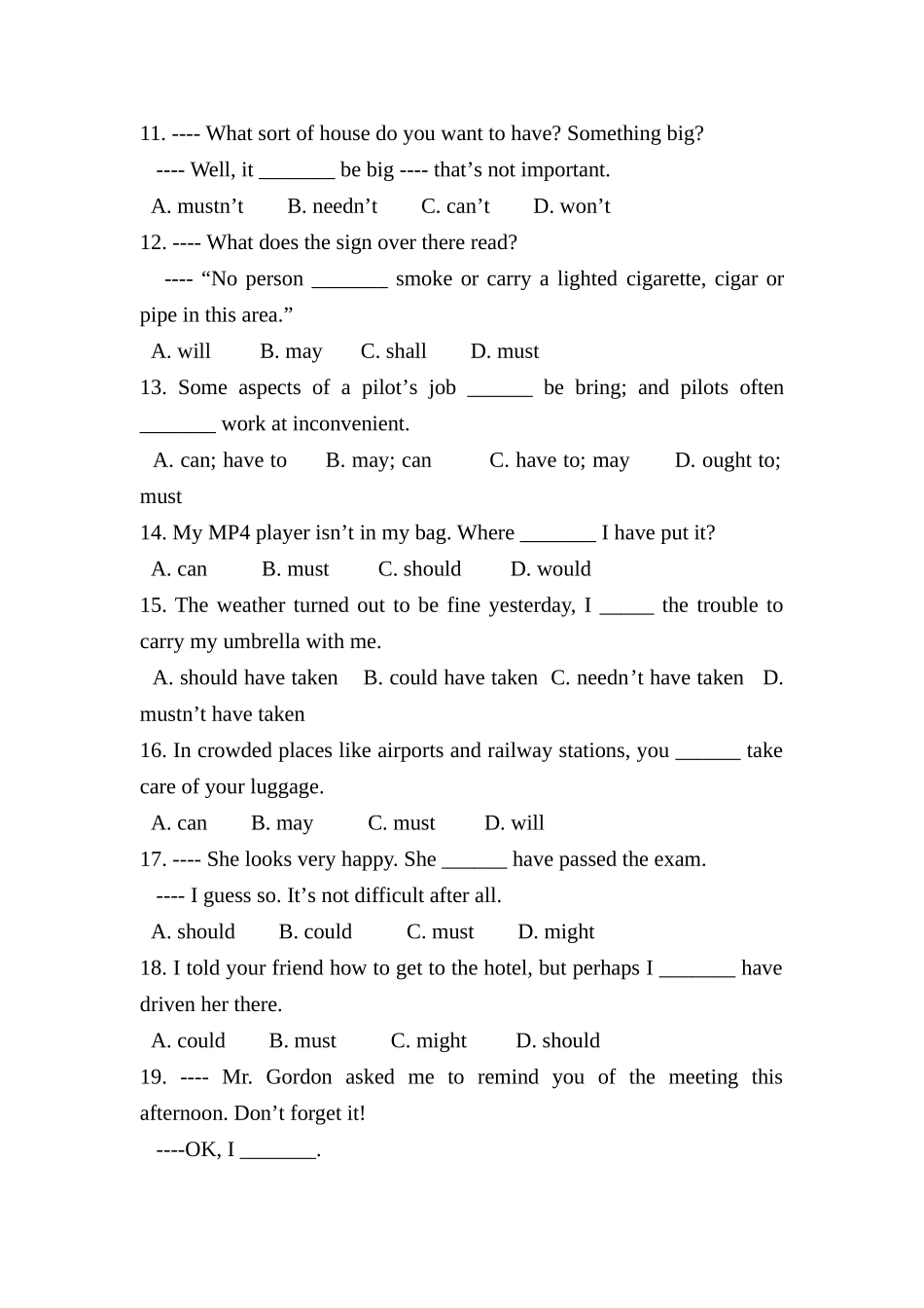 2025年中考英语知识点定时训练_第2页
