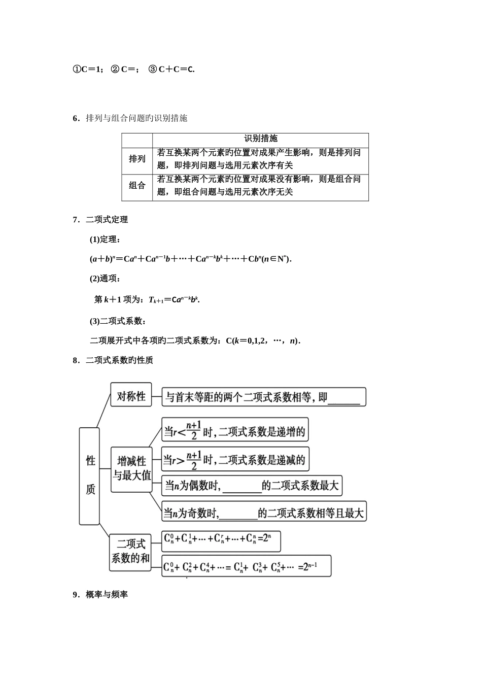 2025年概率统计知识点汇总_第2页