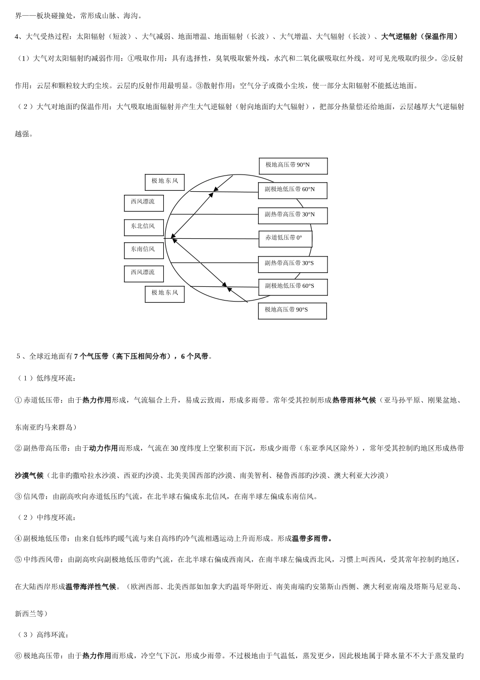 2025年高中地理会考知识点总结全_第3页
