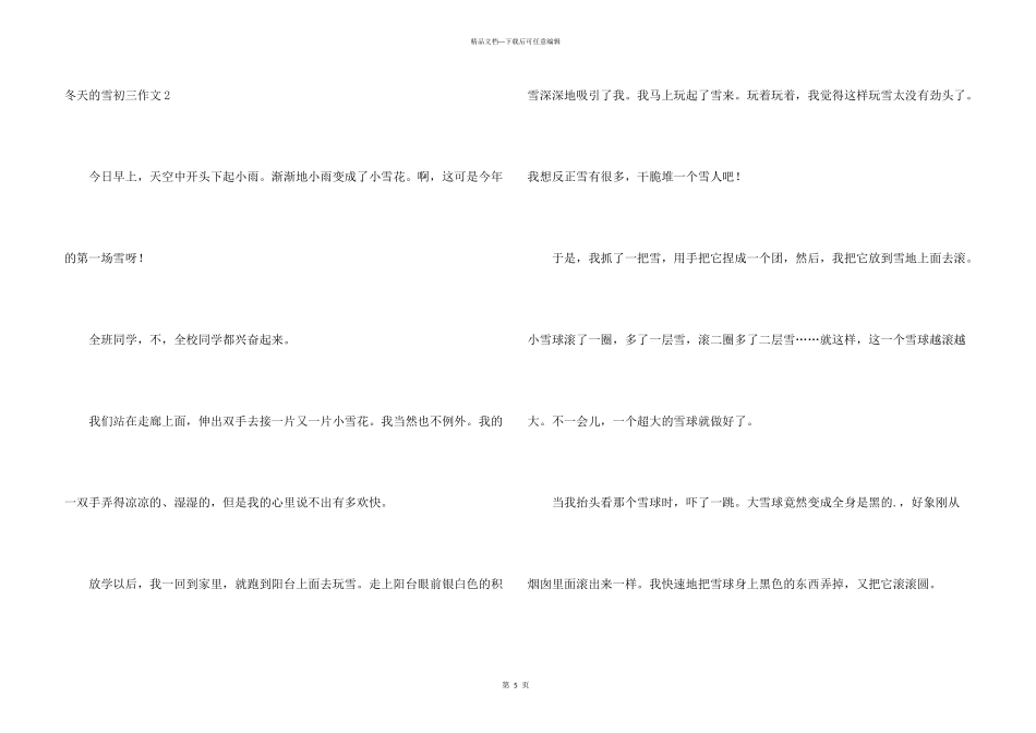 冬天的雪初三_第3页