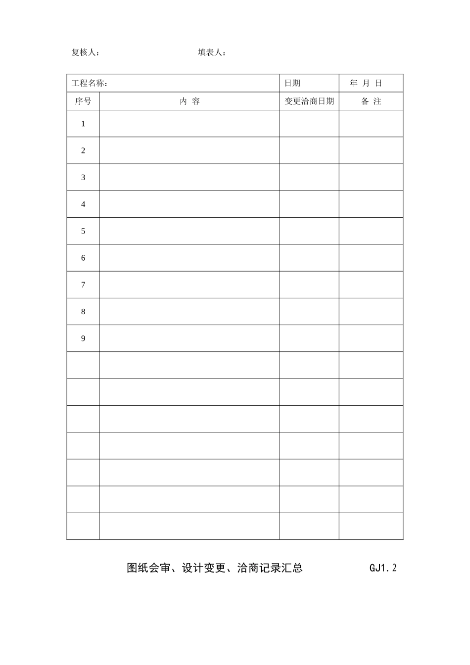2025年江苏省钢结构工程验收资料表格空白全套_第3页
