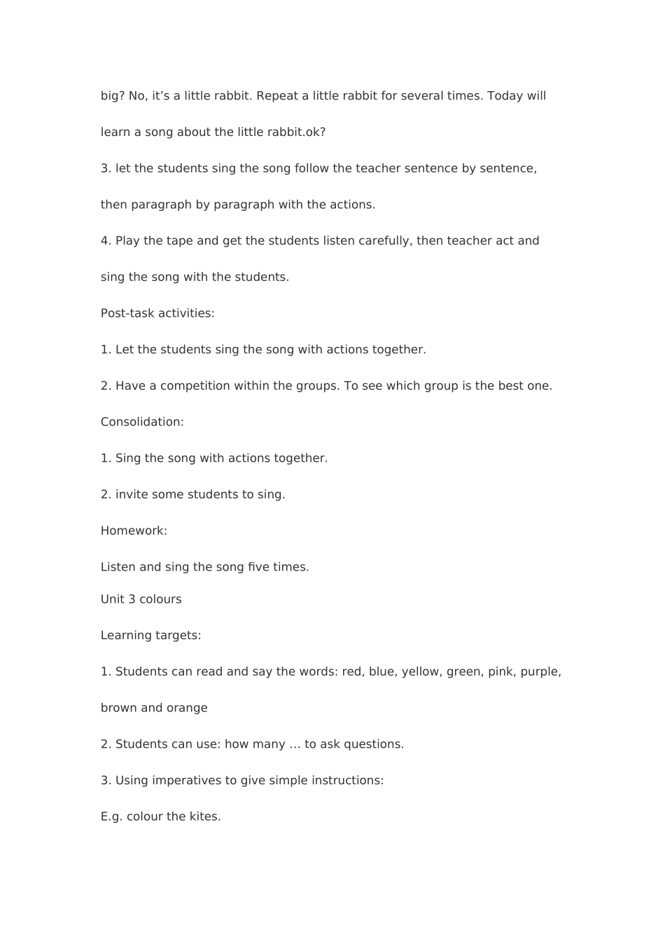 2025年牛津版小学英语1B全册教案_第2页