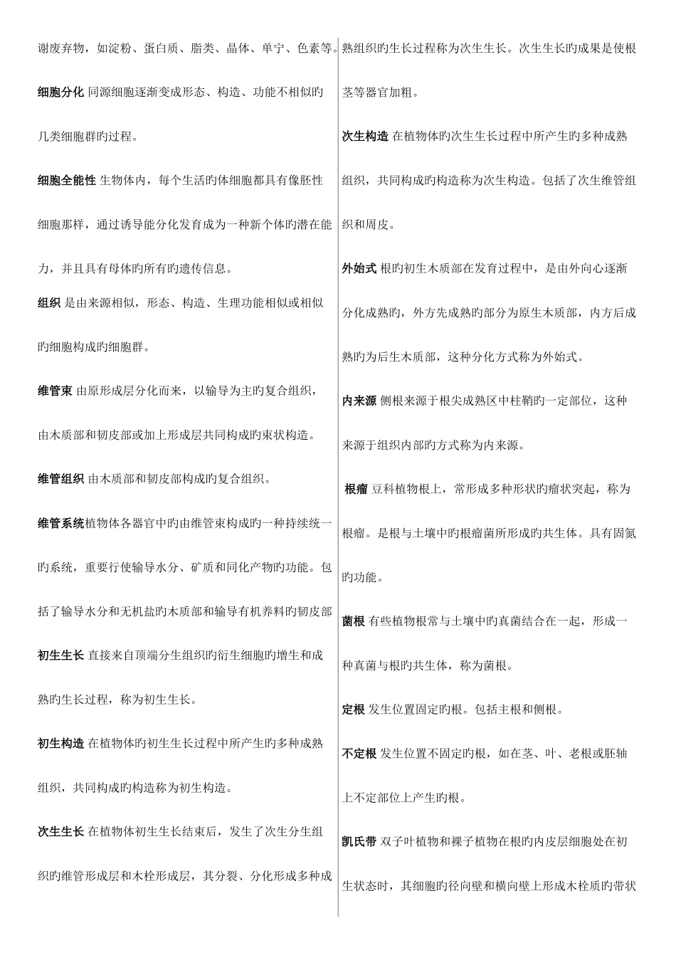 2025年已整理植物学考研题题库重要_第2页