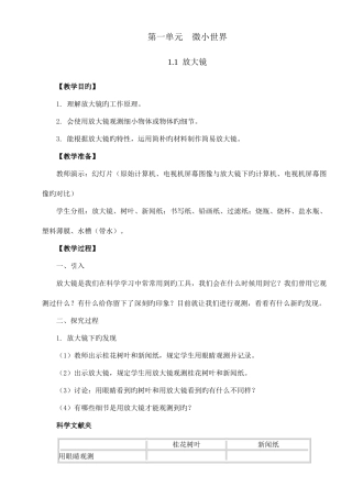 2025年小学科学教科版六下全册教案