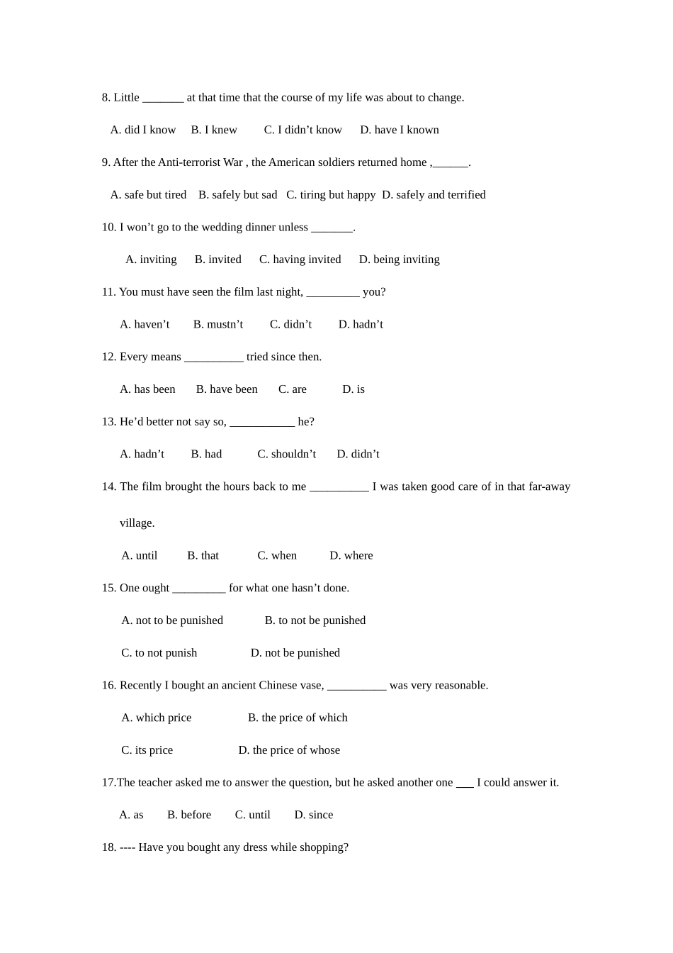 2025年小学英语教师解题基本功竞赛试题_第2页