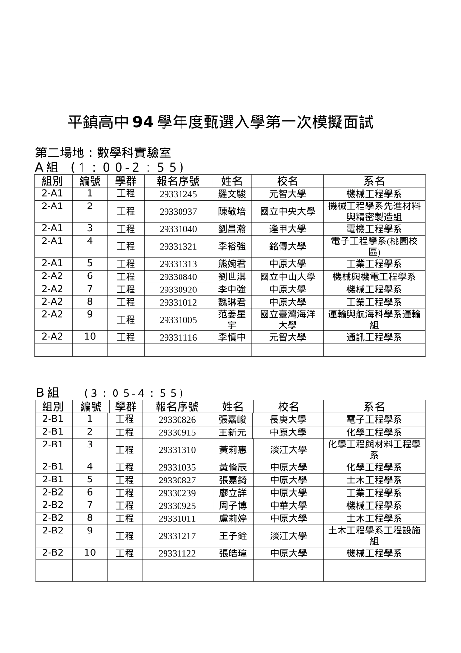 2025年平镇高中94年甄选入学第一次模拟面试_第2页
