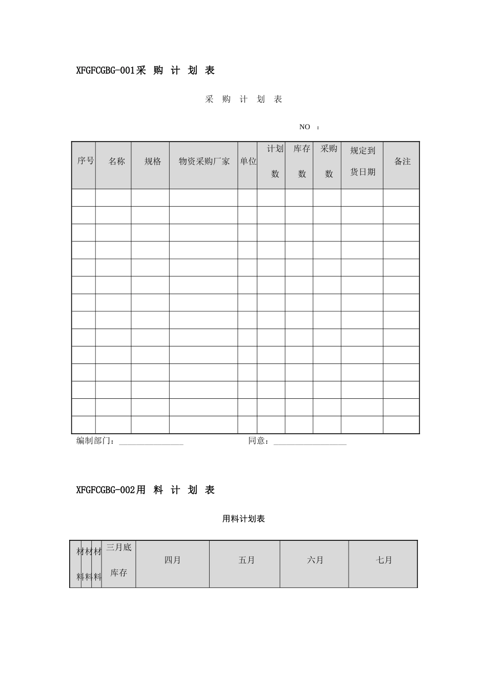 2025年采购管理表格_第2页