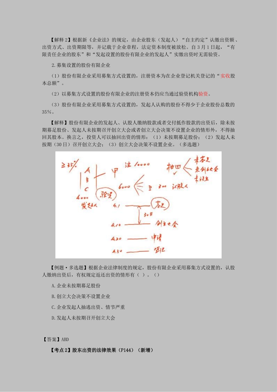 2025年注会经济法科目考点解读第06章公司法律制度_第3页