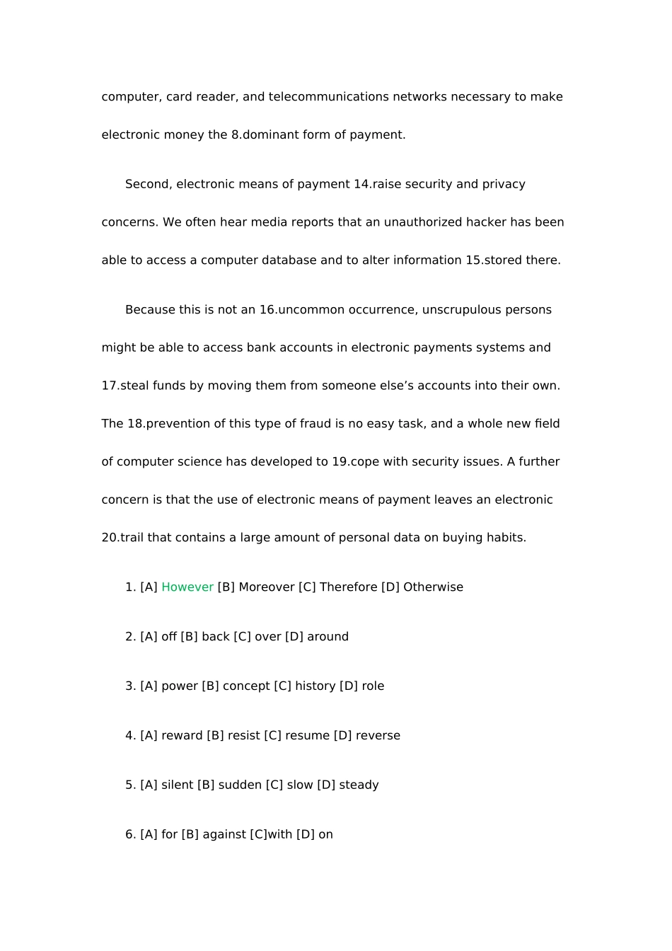 2025年考研英语二真题及答案新版_第2页