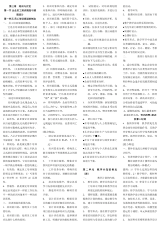 2025年二级人力资源师考试重点