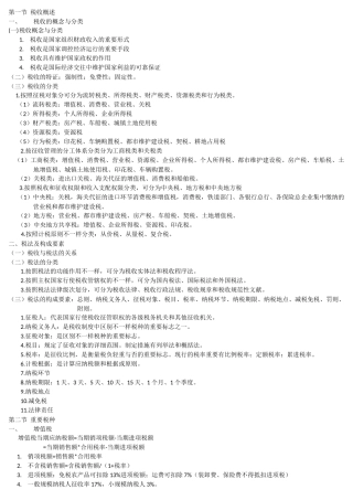 2025年财经法规与会计职业道德第三章知识点.教学文稿