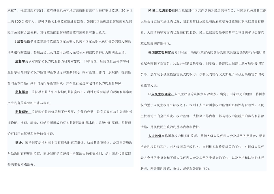 2025年监督学重点复习题考点版网络_第2页